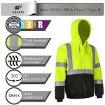 High Visibility Reflective Hoodie for Men