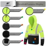 High Visibility Reflective Hoodie for Men