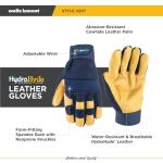 Wells Lamont Men's Water-Resistant Work Gloves