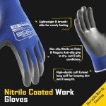 Nitrile Coated Safety Work Gloves for Garden Use