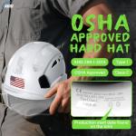 OSHA Approved Reflective Vented Hard Hat for Adults