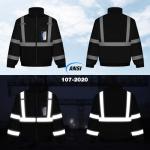 High Visibility Waterproof Jacket for Men and Women