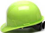 Hi-Vis Lime Ratchet Suspension Hard Hat