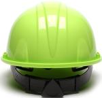 Hi-Vis Lime Ratchet Suspension Hard Hat