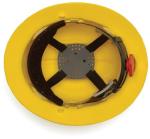 Hi-Vis Lime Ratchet Suspension Hard Hat