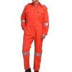 Flame Resistant Hi-Vis Coverall with Pockets