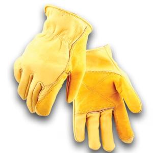 Heavy Duty Cowhide Leather Fencing Gloves - Large