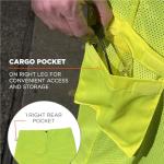 Ergodyne unisex adult Class Two-tone Reflective Safety Pants, Lime, 4X-Large-5X-Large