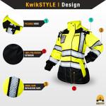 KwikSafety Women's Hi-Vis Insulated Safety Jacket