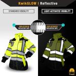 KwikSafety Women's Hi-Vis Insulated Safety Jacket