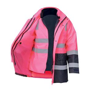 High Visibility Reflective Insulated Parka Jacket