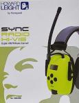 High-Visibility AM/FM Radio Earmuffs - Bright Yellow/Green