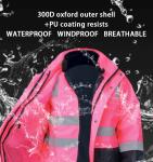 High Visibility Reflective Insulated Parka Jacket