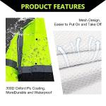 High Visibility Waterproof Rain Suit with Hood