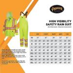 Hi Vis Waterproof Safety Rain Suit for All
