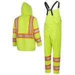 Hi Vis Waterproof Safety Rain Suit for All