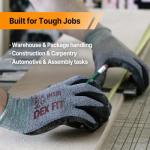 DEX FIT FN330 Nitrile Work Gloves, 3 Pairs