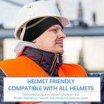 High Visibility Reflective Beanie Hat Set