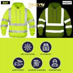 High-Visibility Reflective Hoodie for Men