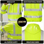 High-Visibility Reflective Hoodie for Men