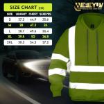 High-Visibility Reflective Hoodie for Men