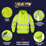 High-Visibility Reflective Hoodie for Men
