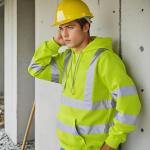 High-Visibility Reflective Hoodie for Men