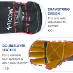 TICONN 14" Fireproof Welding Gloves - Heat Resistant