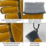 TICONN 14" Fireproof Welding Gloves - Heat Resistant