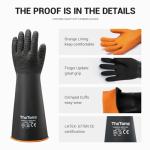 ThxToms Heavy Duty Anti-Slip Rubber Gloves