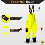 KwikSafety River Otter Waterproof Safety Rain Bib