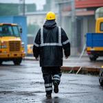 Hi Vis Reflective Safety Rain Jacket and Pants