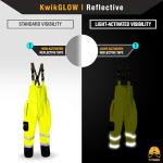 KwikSafety River Otter Waterproof Safety Rain Bib