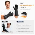 ThxToms Heavy Duty Chemical Resistant Rubber Gloves