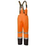 Hi-Vis Waterproof Bib Pants for Men - Orange