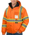 TICONN Hi-Vis Waterproof Safety Rain Jacket