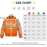 TICONN Hi-Vis Waterproof Safety Rain Jacket