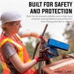 BISON LIFE Clear Polycarbonate Safety Glasses - 12 Pack