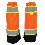 High Visibility Gaiters with Reflective Tape, Orange