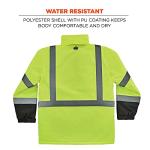 Reflective Insulated Safety Jacket - Lime Small