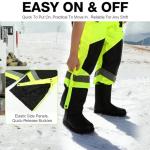 Hi-Vis Yellow Insulated Waterproof Bib Overalls