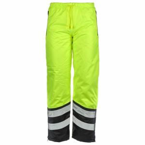 Lime Cold Weather Safety Pants, ANSI Class E, X-Large