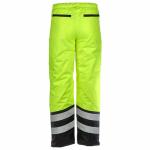 Lime Cold Weather Safety Pants, ANSI Class E, X-Large