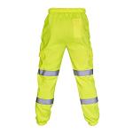 High-Visibility Reflective Mesh Cargo Safety Pants
