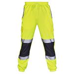High-Visibility Reflective Mesh Cargo Safety Pants