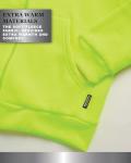 Men's Hi-Visibility Thermal Hoodie - Neon Safety Zip Up