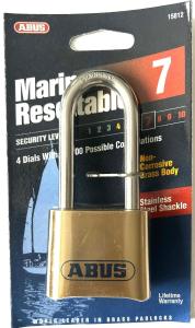 ABUS Solid Brass Combination Padlock with Long Shackle