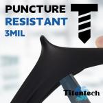 Black Disposable Nitrile Exam Gloves - 100 Pack