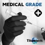 Black Disposable Nitrile Exam Gloves - 100 Pack