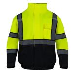 Hi-Vis Reflective Safety Jacket for Men, Yellow